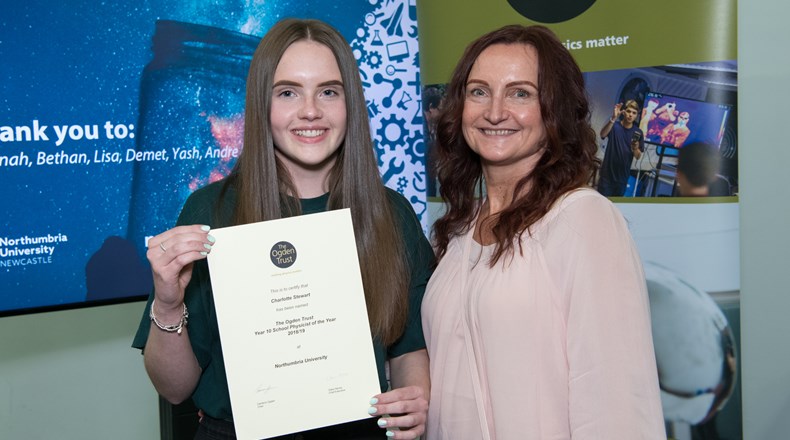 NE6 students win at physicist of the year awards